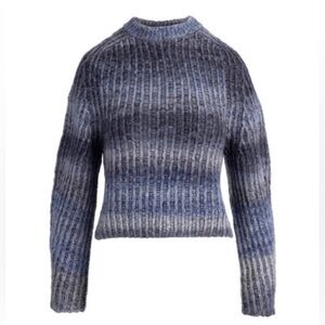 Naadam Ribbed Space Dye Raglan Sweater Size S